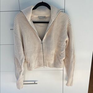 Everlane organic cotton zip sweater